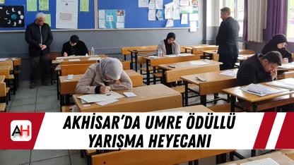 Akhisar’da umre ödüllü yarışma heyecanı