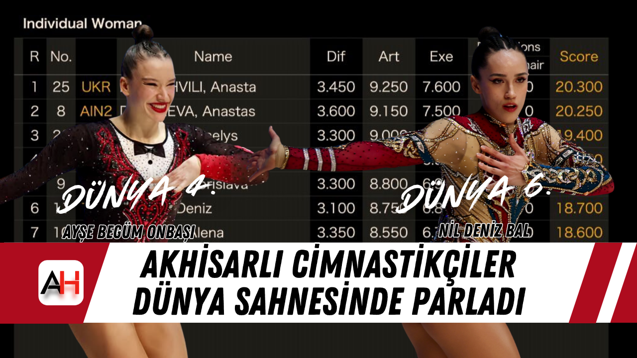 Akhisarlı Cimnastikçiler Dünya Sahnesinde Parladı