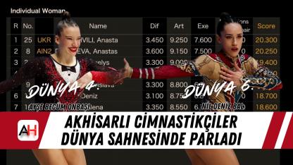 Akhisarlı Cimnastikçiler Dünya Sahnesinde Parladı