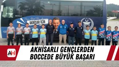 Akhisarlı gençlerden boccede büyük başarı