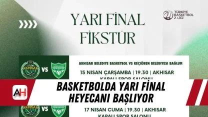 Basketbolda yarı final heyecanı başlıyor