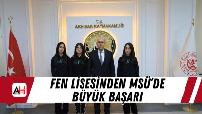 Fen Lisesinden MSÜ’de Büyük Başarı
