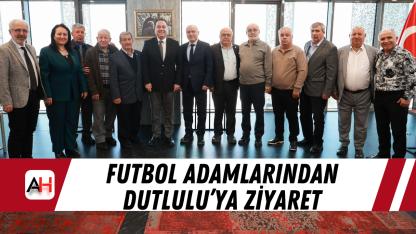Futbol adamlarından Dutlulu’ya ziyaret