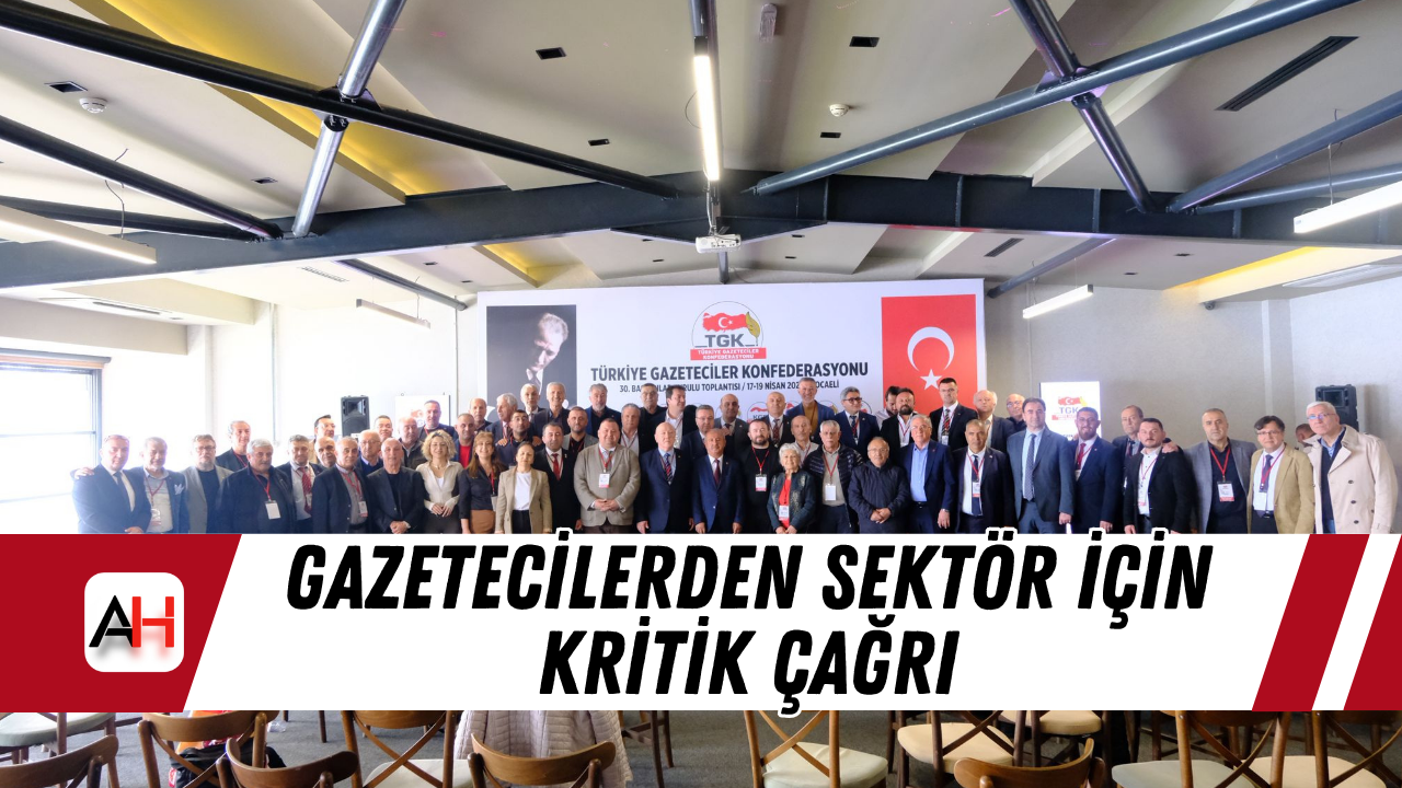 Gazetecilerden sektör için kritik çağrı