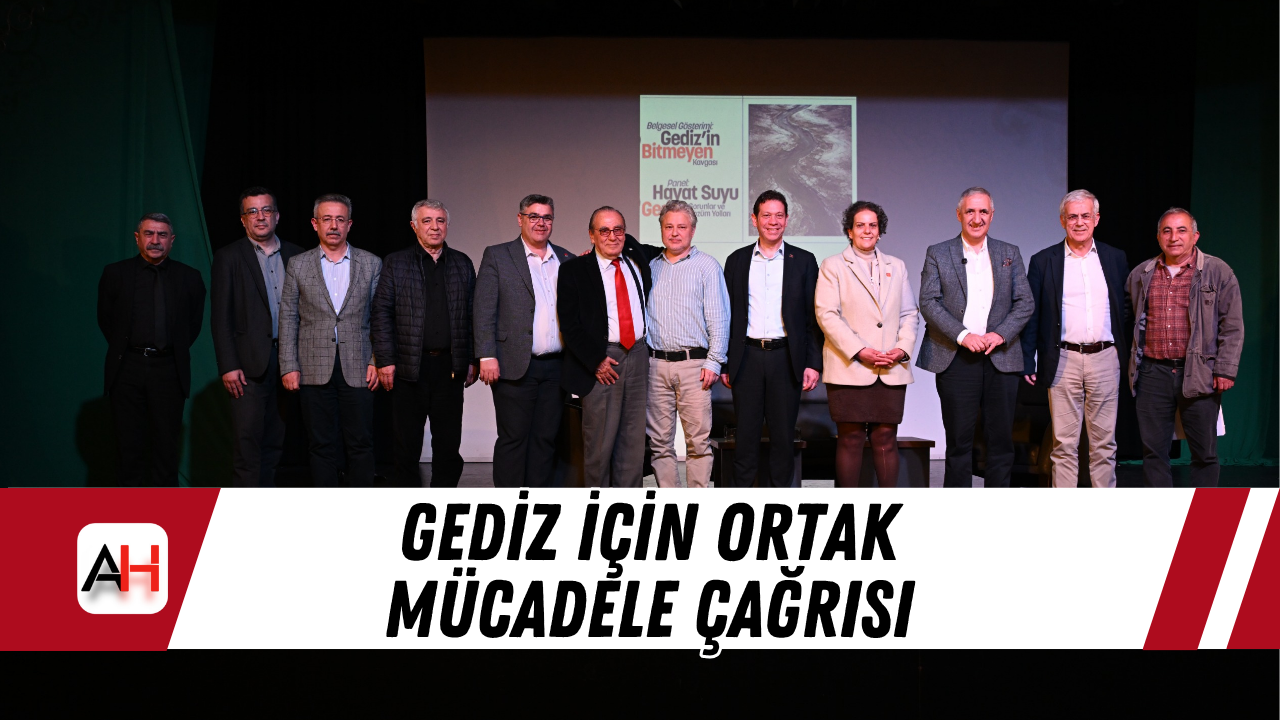 Gediz İçin Ortak Mücadele Çağrısı
