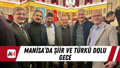 Manisa’da şiir ve türkü dolu gece