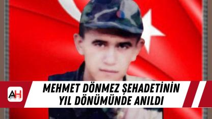 Mehmet Dönmez şehadetinin yıl dönümünde anıldı