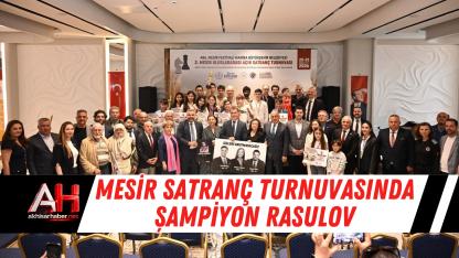 Mesir satranç turnuvasında şampiyon Rasulov