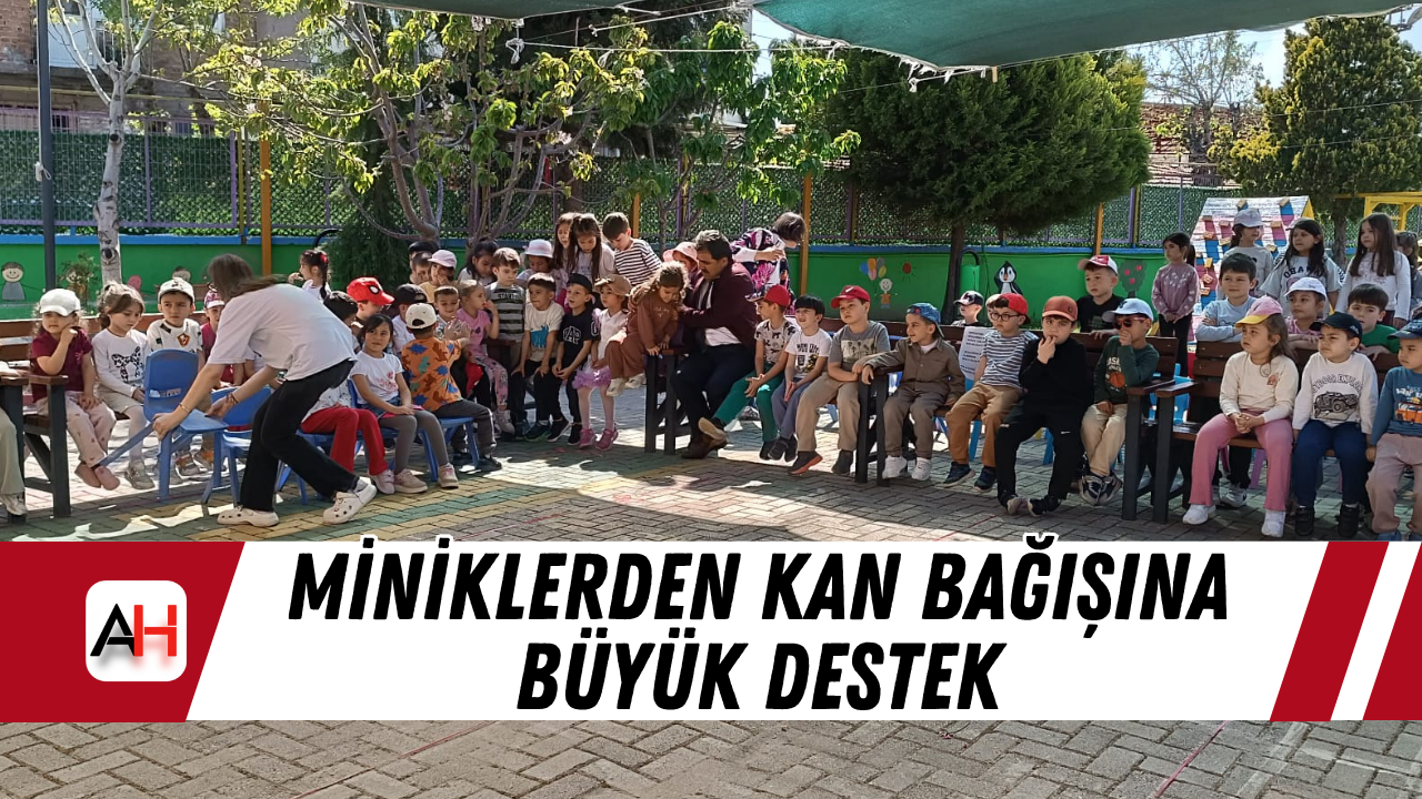 Miniklerden Kan Bağışına Büyük Destek