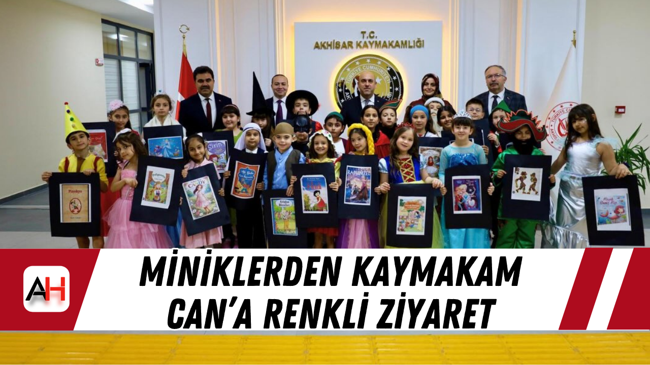Miniklerden Kaymakam Can’a Renkli Ziyaret