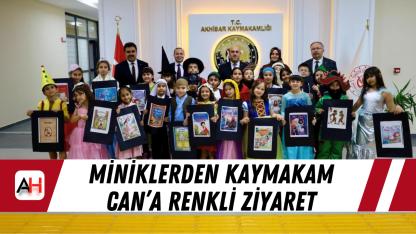 Miniklerden Kaymakam Can’a Renkli Ziyaret