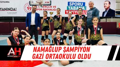 Namağlup şampiyon Gazi Ortaokulu oldu