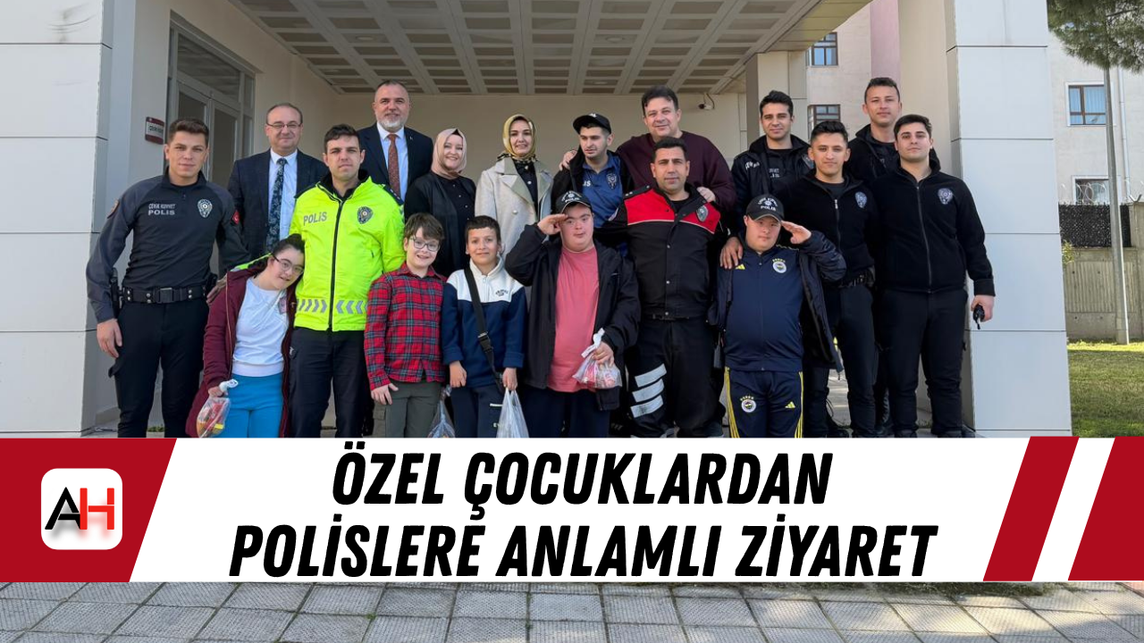 Özel Çocuklardan Polislere Anlamlı Ziyaret