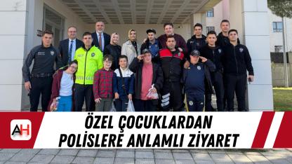 Özel Çocuklardan Polislere Anlamlı Ziyaret