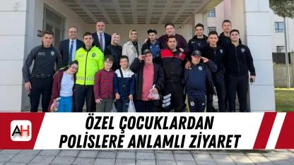 Özel Çocuklardan Polislere Anlamlı Ziyaret
