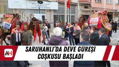 Saruhanlı’da Deve Güreşi Coşkusu Başladı
