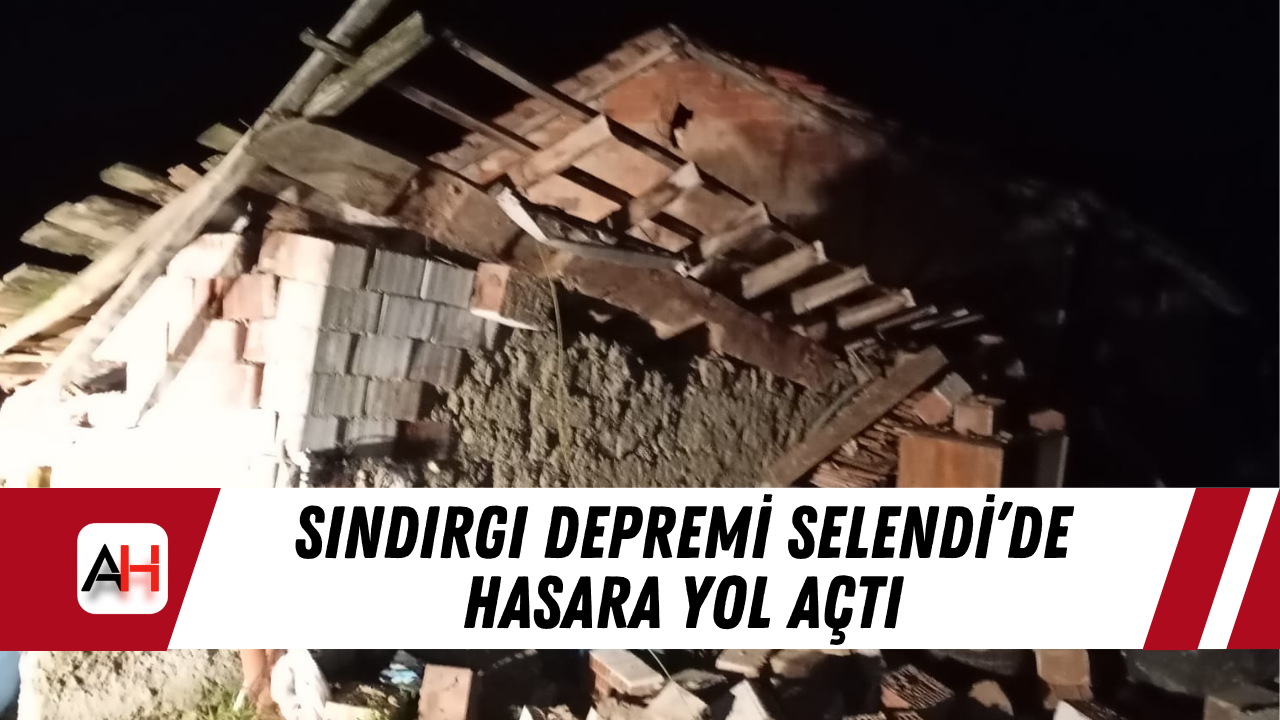 Sındırgı depremi Selendi’de hasara yol açtı