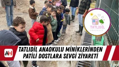 Tatlıdil Anaokulu Miniklerinden Patili Dostlara Sevgi Ziyareti