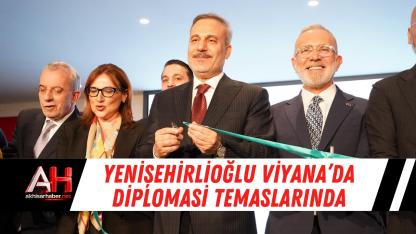 Yenişehirlioğlu Viyana’da Diplomasi Temaslarında