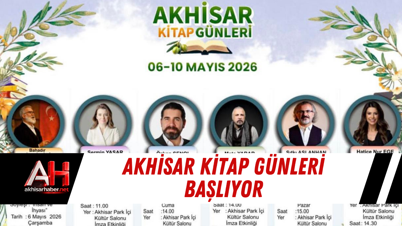 Akhisar Kitap Günleri başlıyor