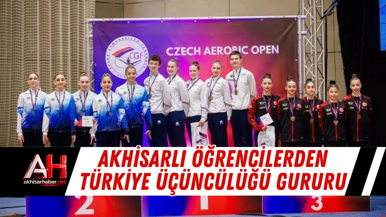 Akhisarlı sporcu Prag’da 2 madalya kazandı