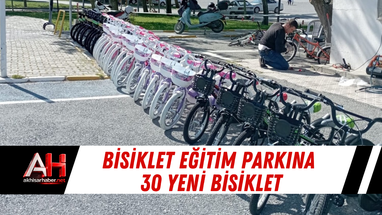 Bisiklet Eğitim Parkına 30 Yeni Bisiklet
