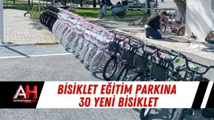 Bisiklet Eğitim Parkına 30 Yeni Bisiklet