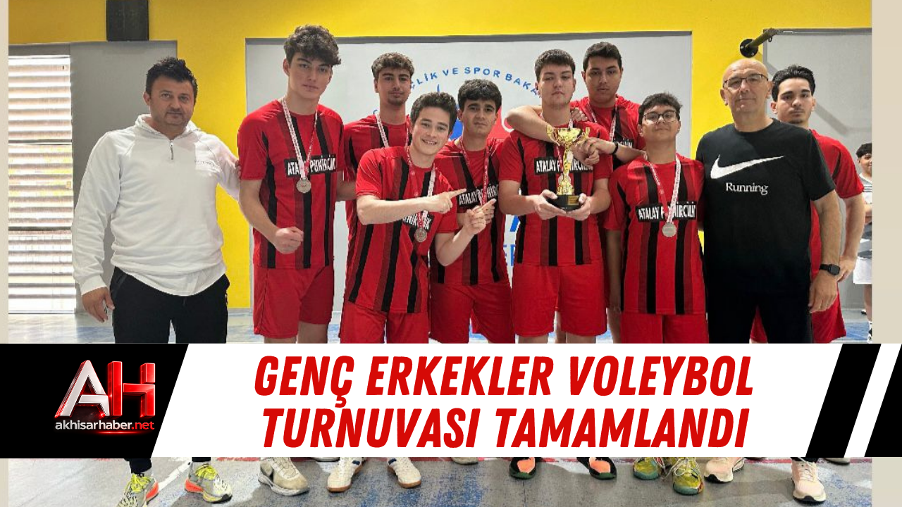Genç Erkekler Voleybol Turnuvası Tamamlandı