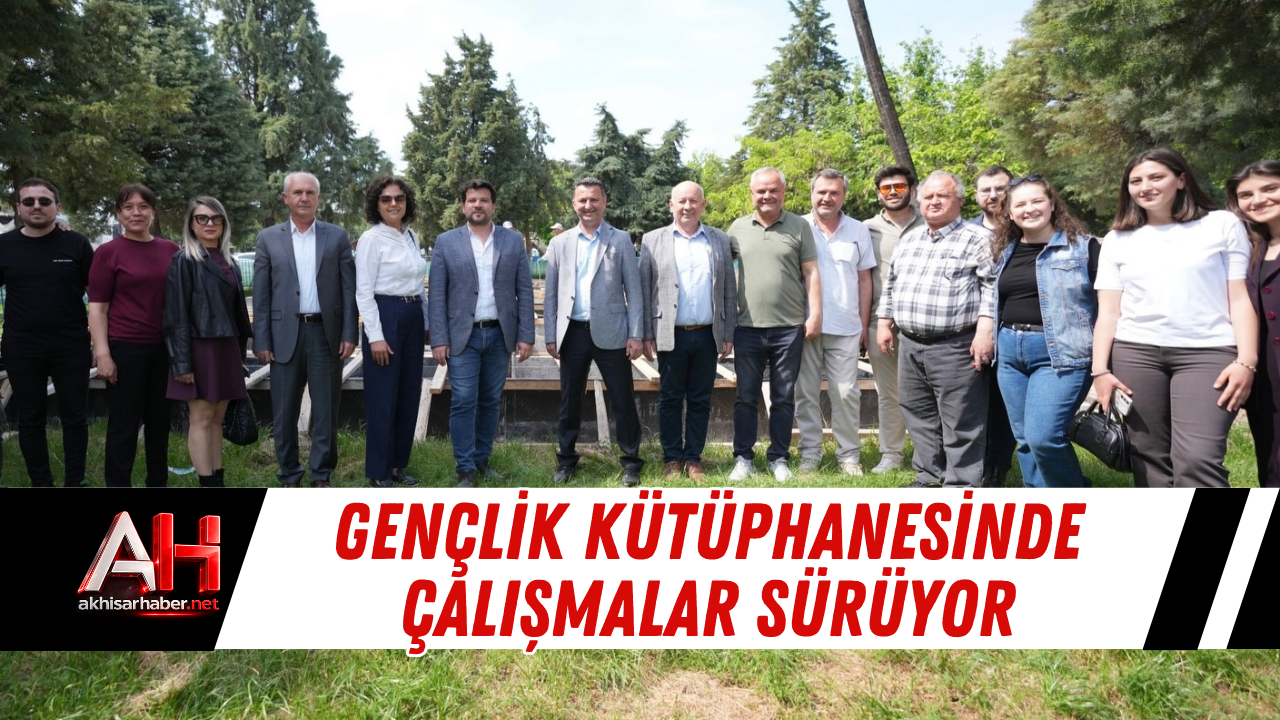 Gençlik Kütüphanesinde Çalışmalar Sürüyor