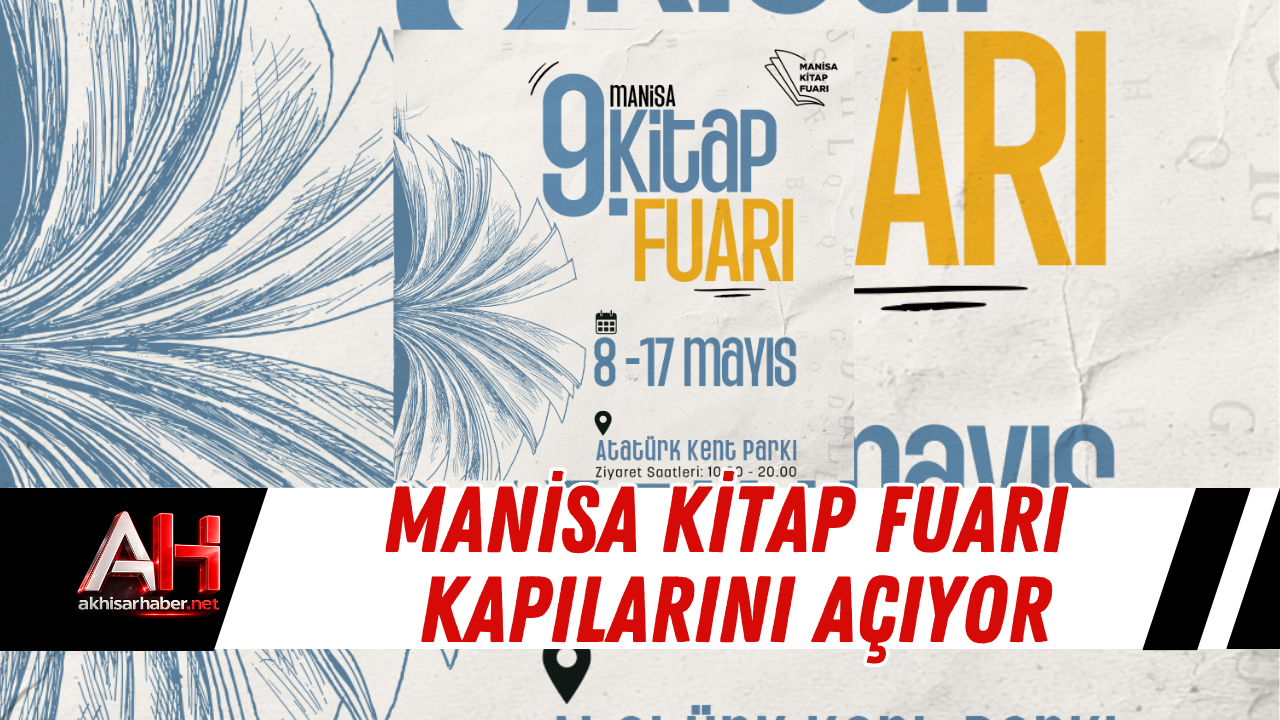 Manisa Kitap Fuarı Kapılarını Açıyor