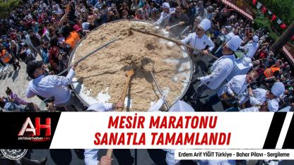 Mesir maratonu sanatla tamamlandı