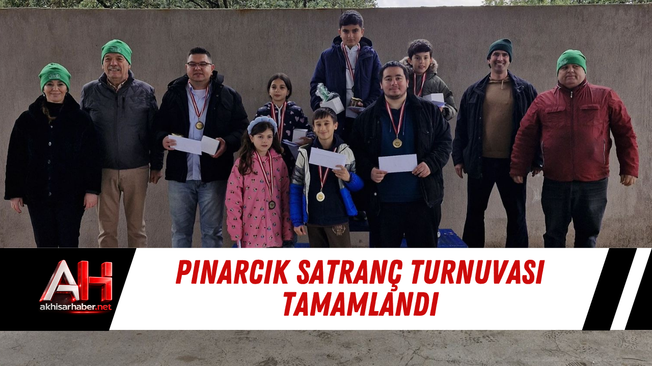Pınarcık Satranç Turnuvası Tamamlandı