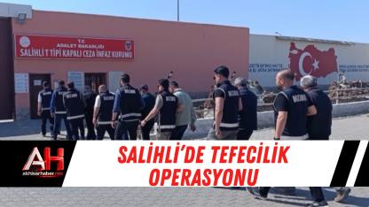Salihli’de tefecilik ve tehdit suçlarına yönelik operasyonda yakalanan 9 şüpheli tutuklandı.