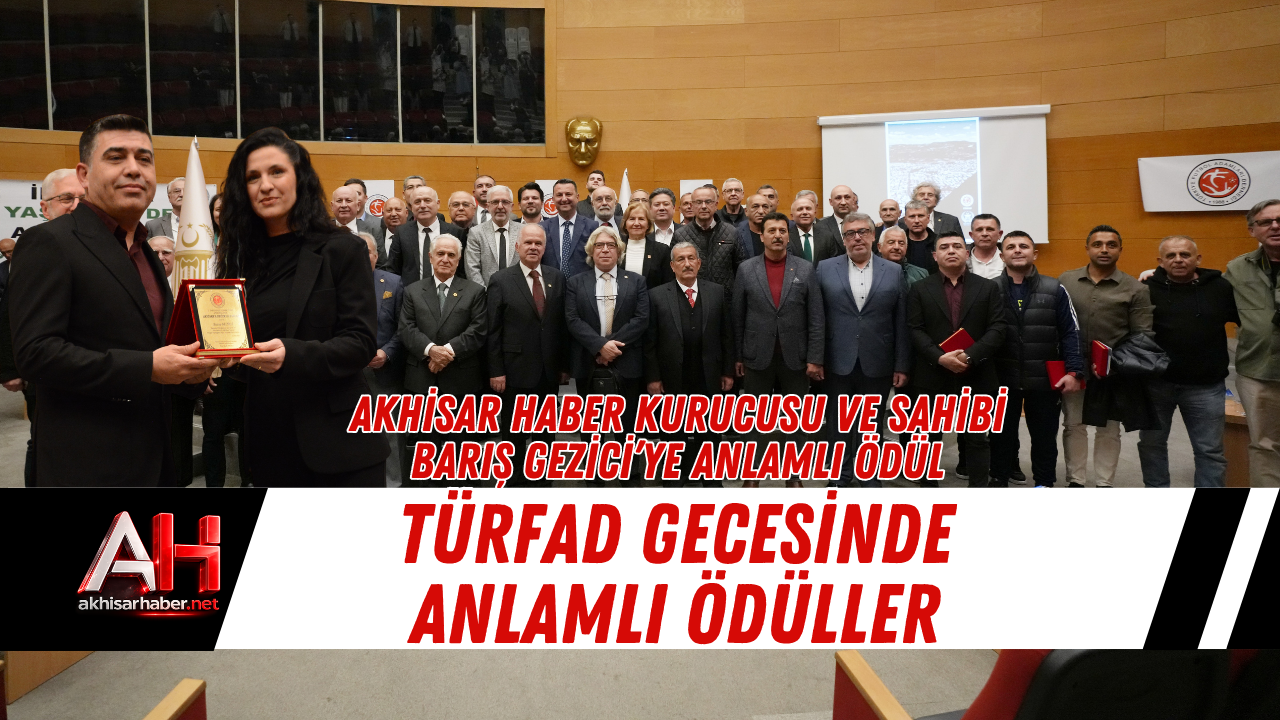 TÜRFAD Gecesinde Anlamlı Ödüller