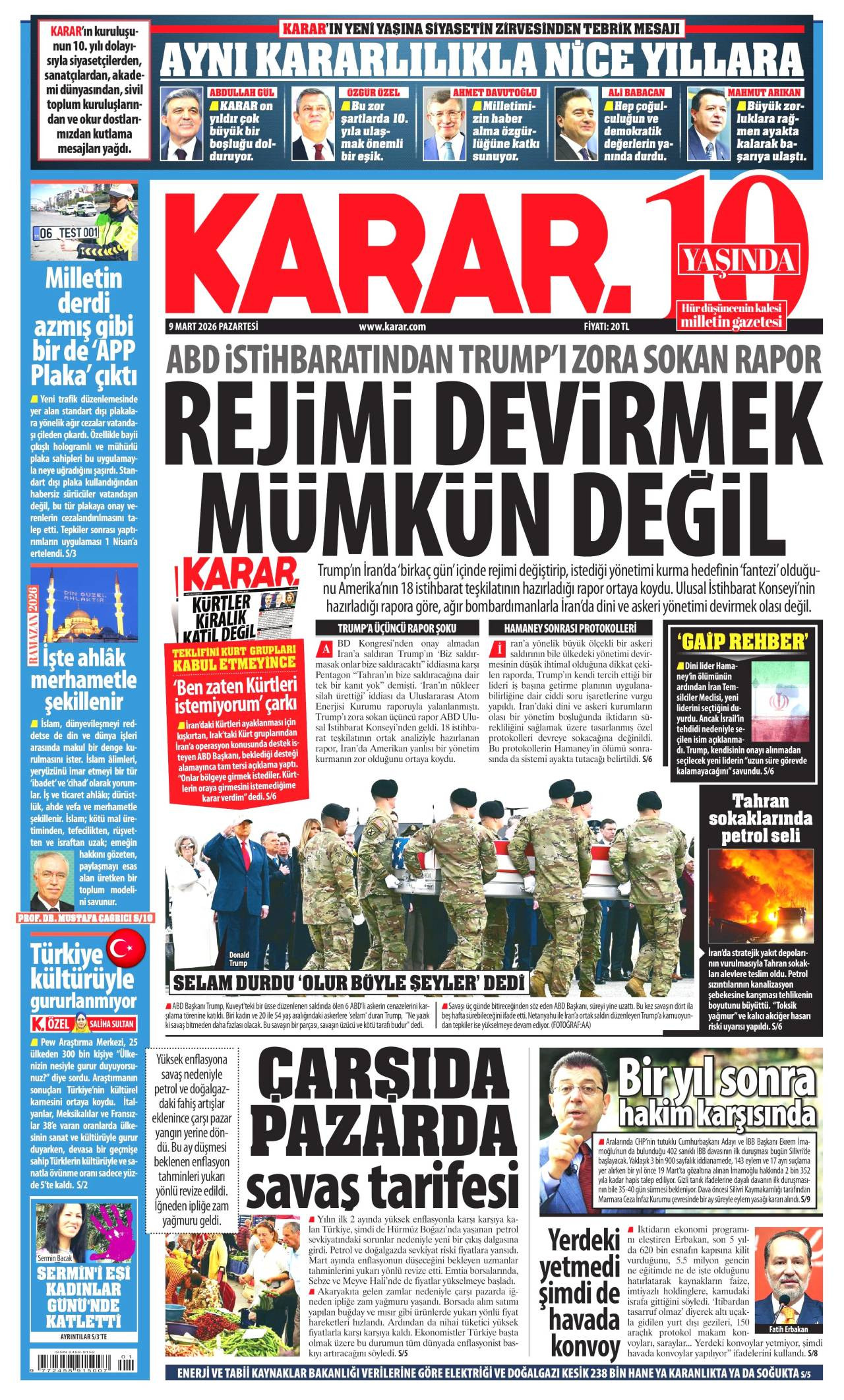 Karar Gazete Manşeti