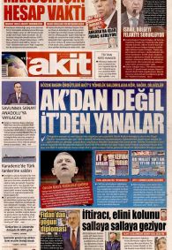 Yeni Akit Gazetesi Gazete Manşeti