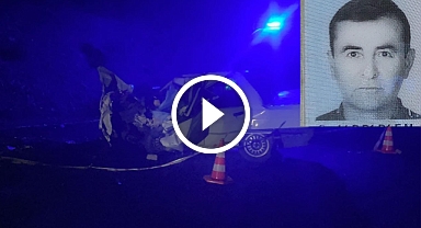 Akhisar-Gördes yolunda feci kaza 1 ölü 2 yaralı