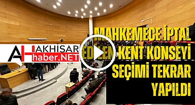 Mahkemece iptal edilen Kent Konseyi seçimi tekrar yapıldı