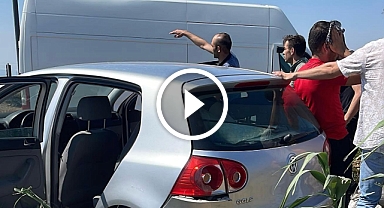 Kayalıoğlu OSB kavşağındaki kazada 3 kişi yaralandı