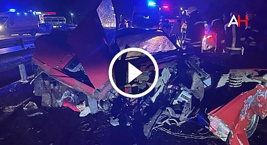 Akhisar'daki feci zincirleme kazasında 2 kişi hayatını kaybetti 2 kişi yaralandı